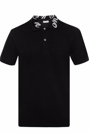 Logo-embroidered polo shirt, zdjęcie 1 Logo-embroidered polo shirt od Alexander McQueen